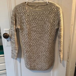It's Our Time Textured Knit Sweater - Beige
